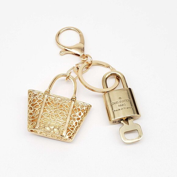 Authentic Louis Vuitton Lock & Key with unbranded Bagcharm, Keycharm, Keychain - Picture 3 of 7